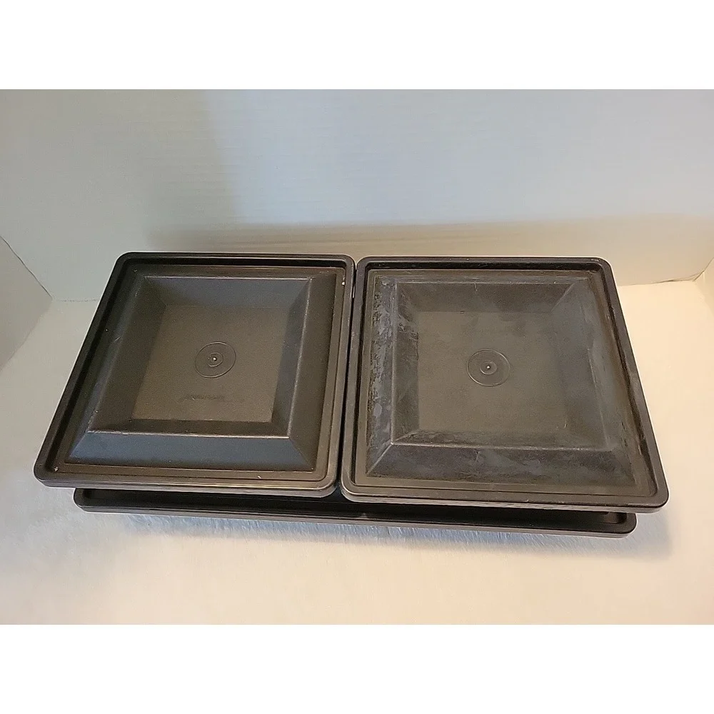 Tupperware  Get Together Buffet Set Black‎ 6 Pcs. 1380-1/1388-7/1388-8
